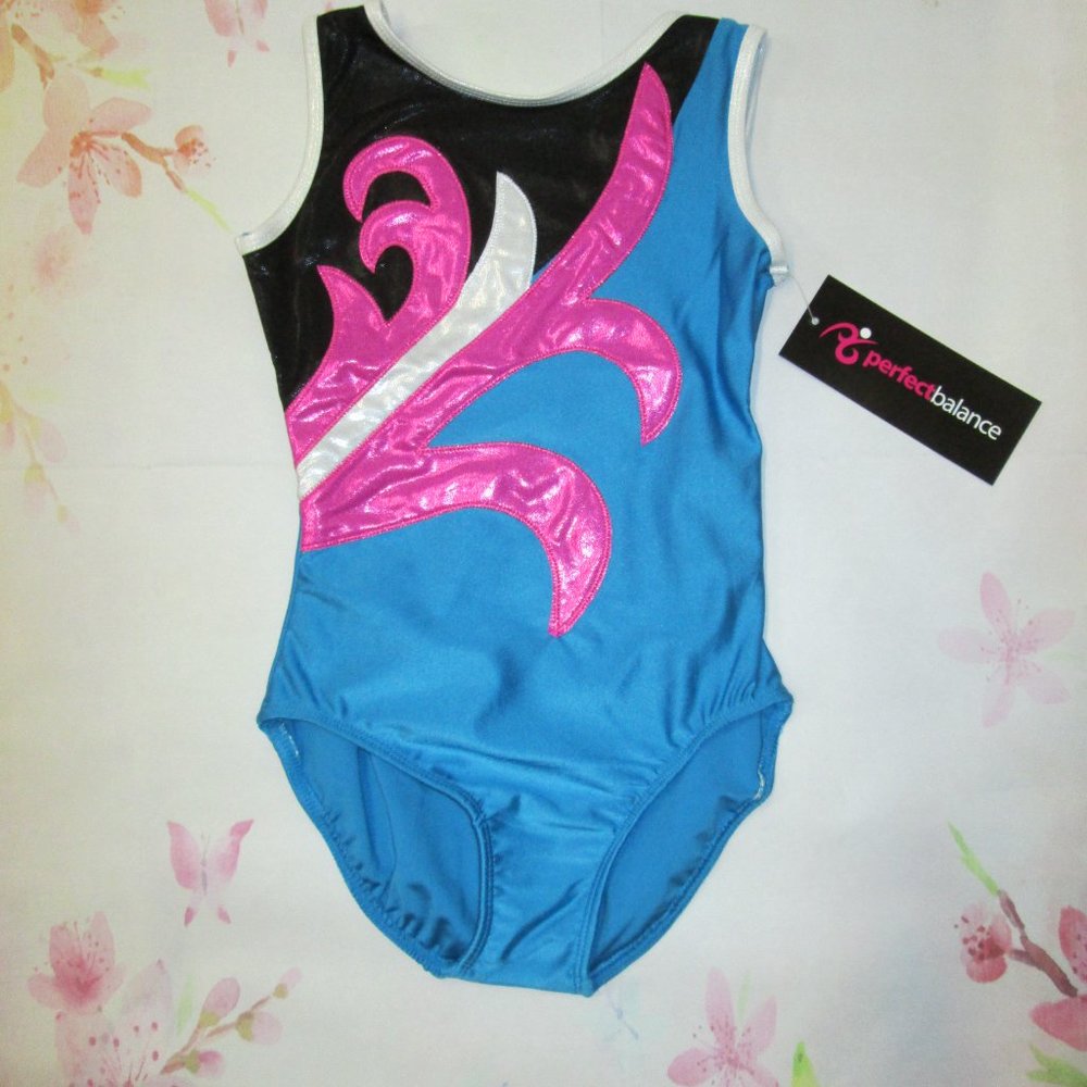 Leotard New Girls 4-5 SC or 12-14 LC Tank Dance Gymnastics Perfect Balance